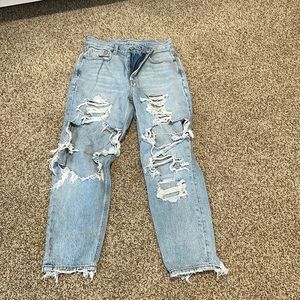 american eagle mom jeans